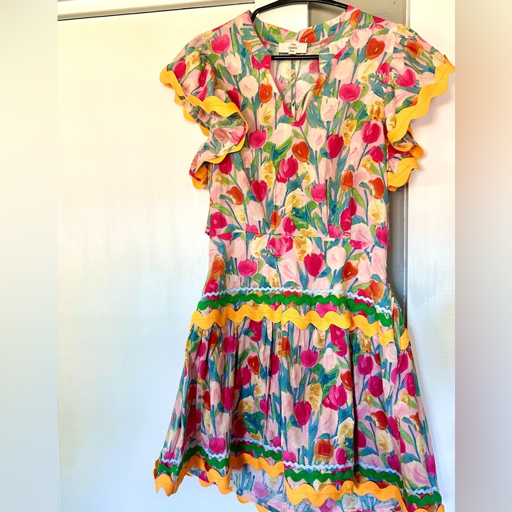 Entro Ric-Rack Tulip Dress- M